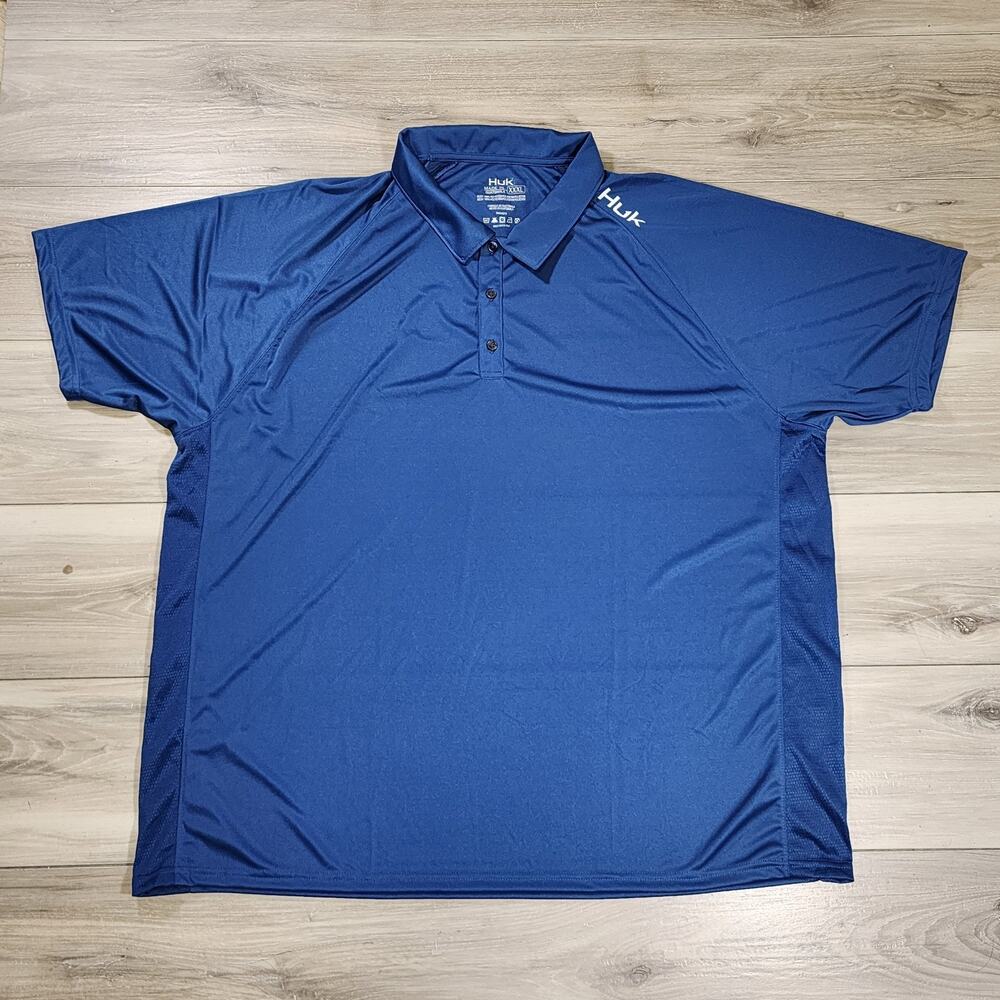 Huk Polo Shirt Men's 3XL Navy Icon Short Sleeve